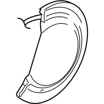 Mopar 55276322AB Shield-Splash