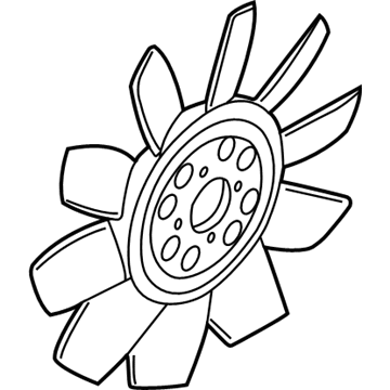 Ford 4L2Z-8600-AA Fan Blade