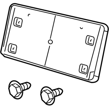 Mopar 68102166AA Bracket-License Plate