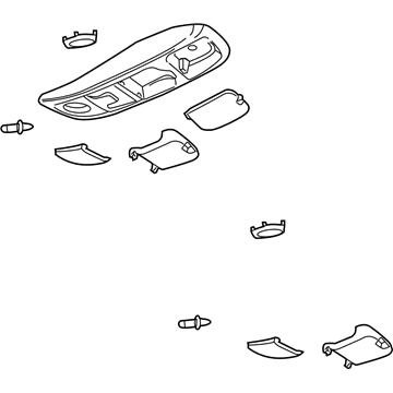 Ford 1L2Z-78519A70-CAC Overhead Console