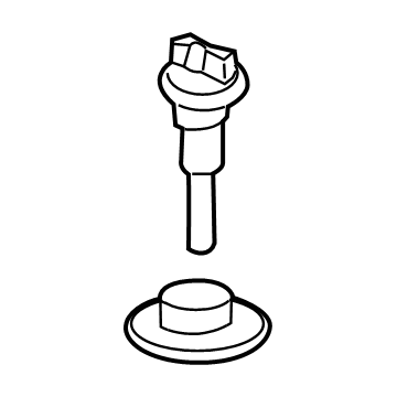 Acura 74650-T1W-A01 ANCHOR, SPARE TIRE