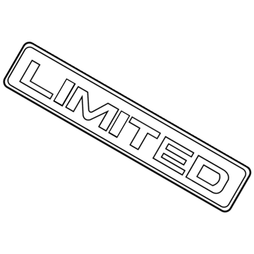 Ford 5L1Z-7842528-A Nameplate
