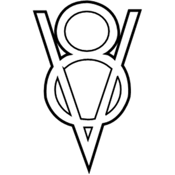 Ford 1L2Z-7842528-NA Nameplate