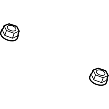 Mopar 6106166AA Nut-Hexagon