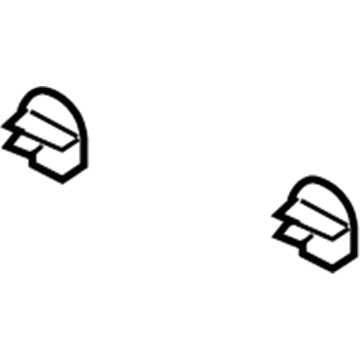 Mopar 6508009AA Nut-Push-On Spring, 3