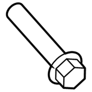 Mopar 6508278AA Bolt-HEXAGON FLANGE Head