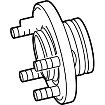 Mopar 68302651AA Brake Hub And Bearing