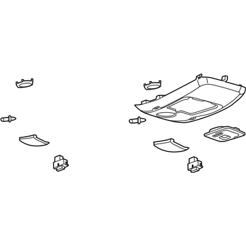 Ford 1L2Z-78519A70-GAA Overhead Console