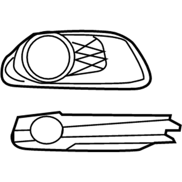 Mopar 68100706AA Bezel-Fog Lamp