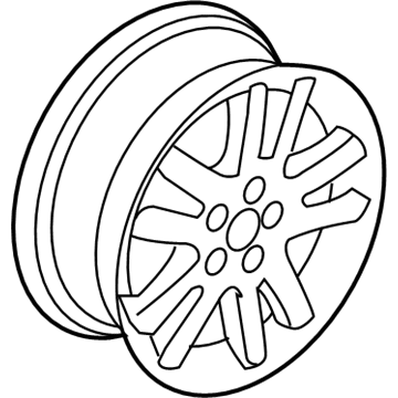 Ford 2L2Z-1007-AA Wheel, Alloy