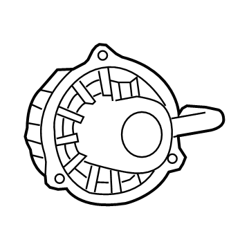 Mopar 68089094AA Motor-Blower With Wheel