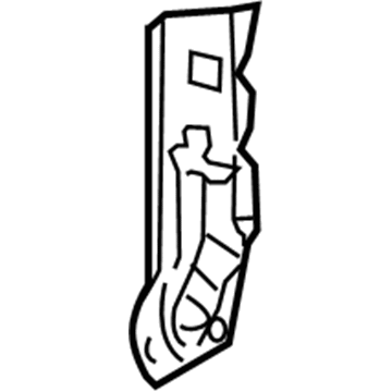 Mopar 55276186AA Panel-D Pillar