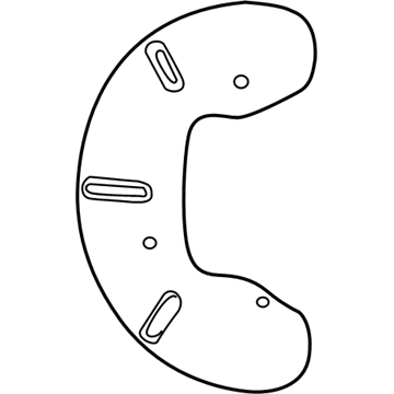 Mopar 4766026AB Shield-Splash