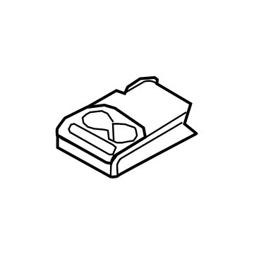 Infiniti 88700-5NB2A 2Nd Seat Armrest Assembly, Center