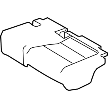 Infiniti 88361-5NB0A Pad Rear Seat Cushion LH