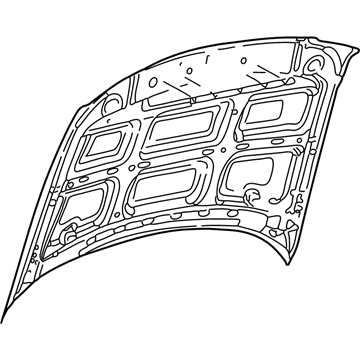 Ford 1L2Z-16612-AA Hood