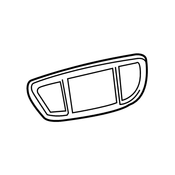 Mopar 6FV63DX8AC Bezel-Instrument Panel