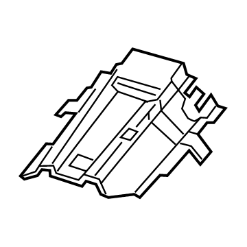 Mopar 68156468AB Shield-Floor Pan