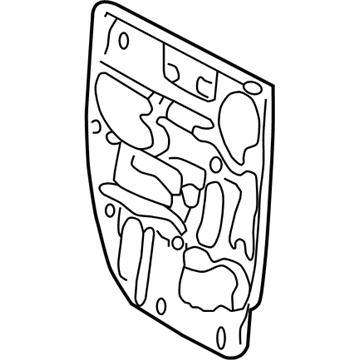 Mopar 55276171AF Shield-Rear Door