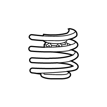 Mopar 68231728AA Front Coil Spring Right