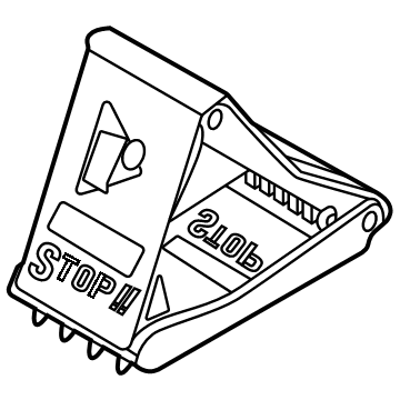 Mopar 68269809AA CHOCK-Wheel