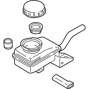 Nissan 46090-3WS0A Tank-RESEVOIR
