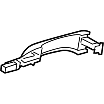 Mopar 1SZ34AXRAD Handle-Exterior Door