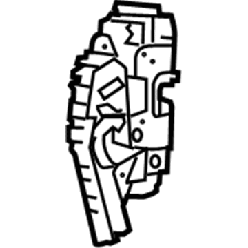 Mopar 68211097AD Front Door Latch Left