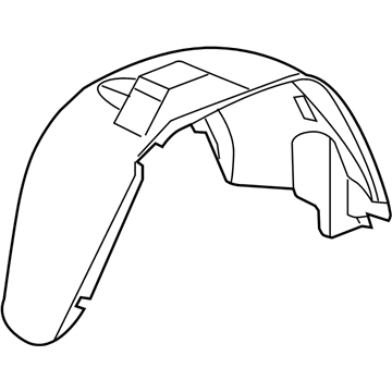 Mopar 55079293AL SILENCER-WHEELHOUSE Inner