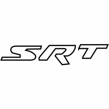 Mopar 68227674AB NAMEPLATE-SRT