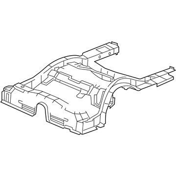 Mopar 68086624AF Rail-Rear