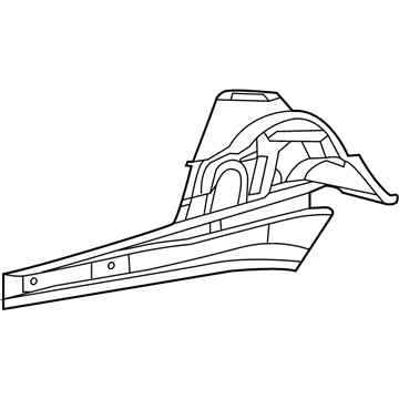 Mopar 68224808AA Rail-Front Side Rail Front