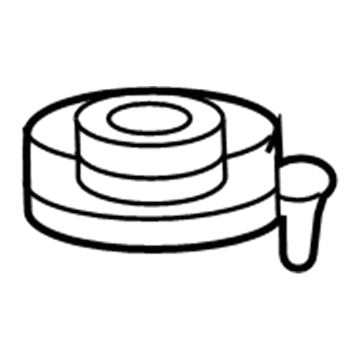 Acura 52748-TLA-A50 RUBBER, RR. (LOWER)