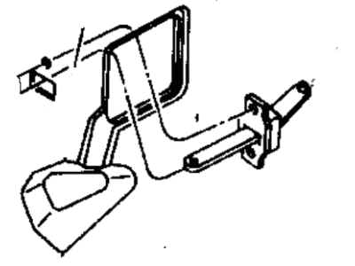 Mopar 4780385 Door Check Front Door L Bracket L