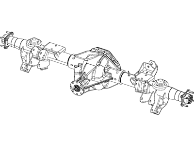 Mopar 68002298AC Axle-Rear Complete
