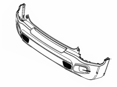 Mopar 5VW90LXHAA Rear Fascia