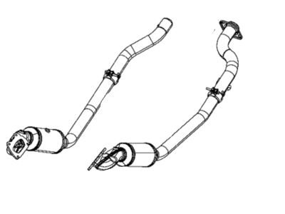 Mopar 68319268AA Exhaust Converter