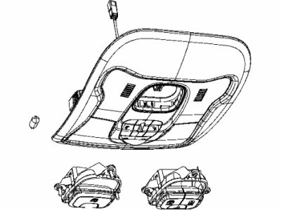 Mopar 6AU89MS7AA Lamp-Overhead