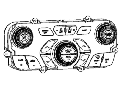 Mopar 68245032AA Stack-Vehicle Feature Controls