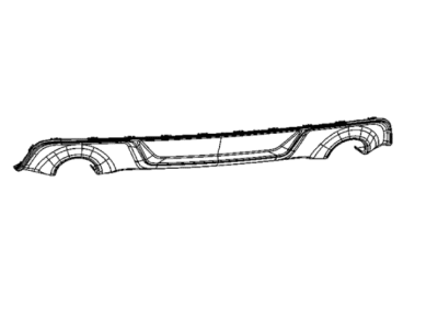 Mopar 68421851AA VALANCE-Rear