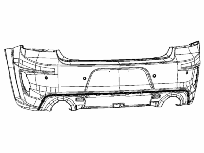 Mopar 68488292AA FASCIA-Rear