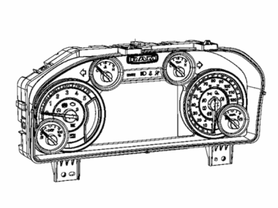 Mopar 68340661AB Cluster-Instrument Panel