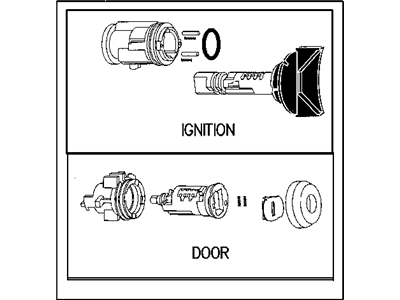 Mopar 4778124 Cylinder Lock