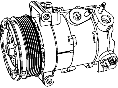 Mopar 55111410AF COMPRESOR-Air Conditioning