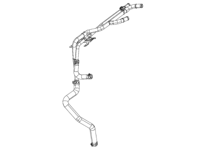 Mopar 68280785AD Heater Supply And Return