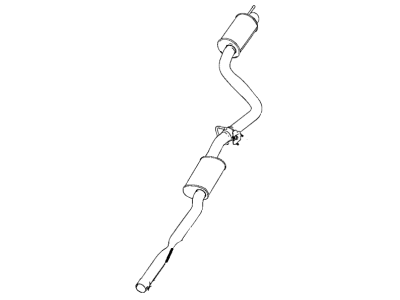 Mopar 68418835AB Exhaust Muffler
