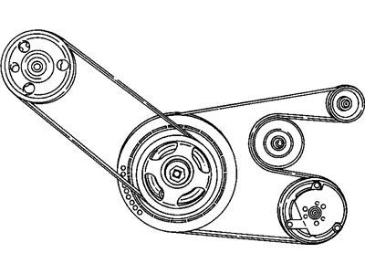 Mopar 4663182AC Belt-Power Steering