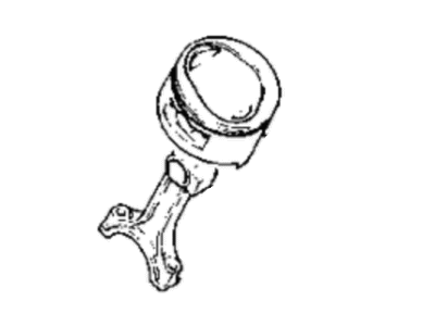 Mopar MD119671 Piston V6 W/PIN Std B