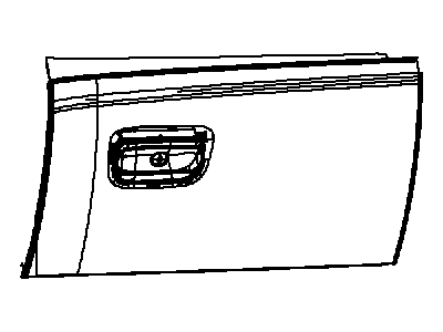 Mopar 1TG14HL1AC Glove Box-Glove Box