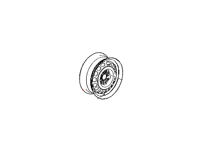 Mopar 5272864AD Steel Wheel